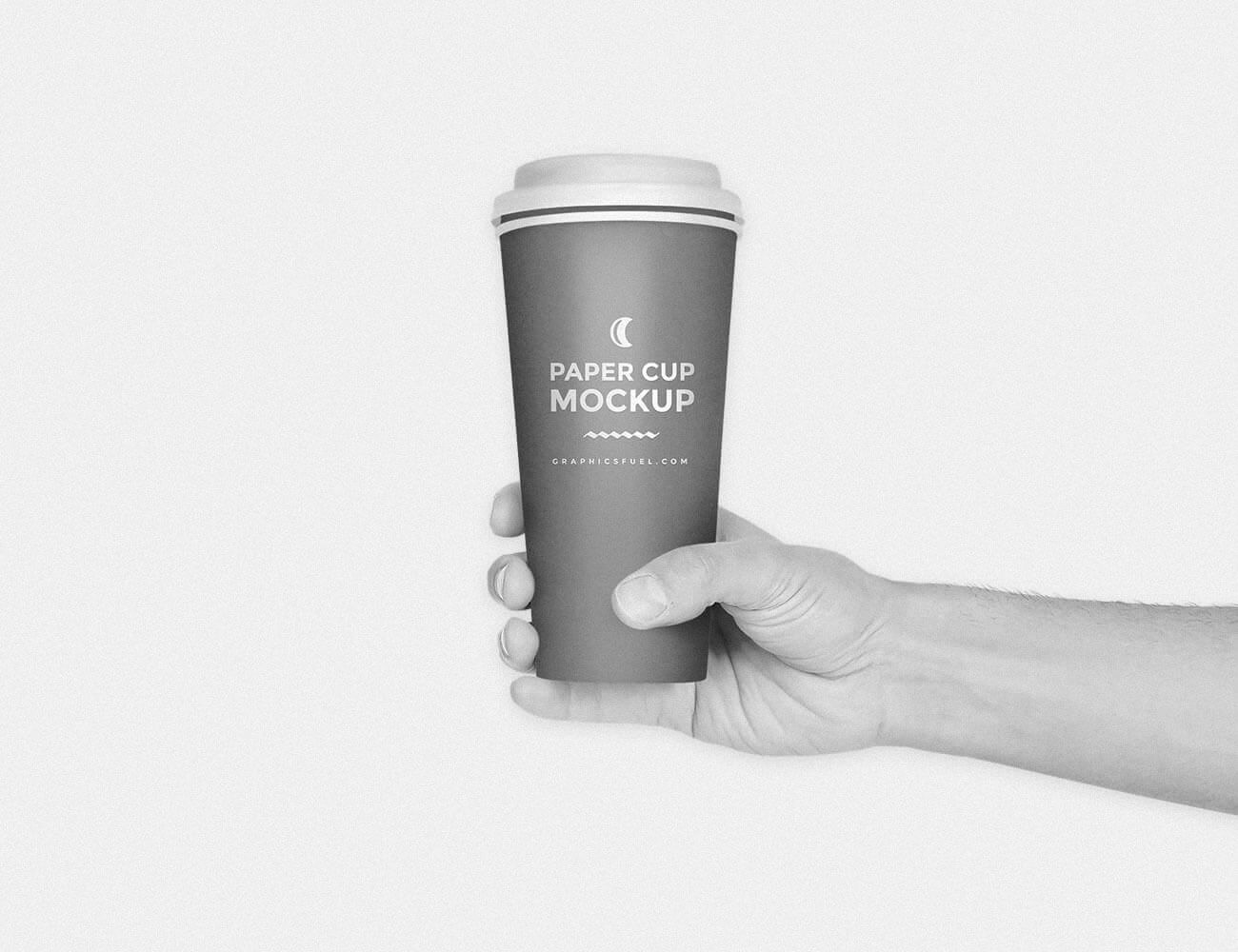 Paper cup mockup – Launch Encore 360